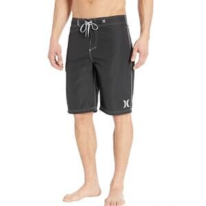 HURLEY Mens Standard One and Only Board Shorts 2.0 Size 29 Black Wolf Gray NWT